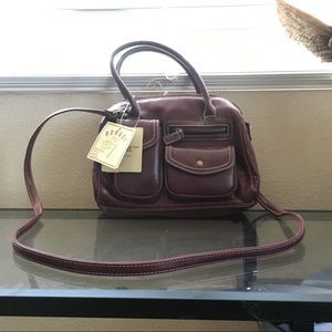 Cherokee Burgundy Crossbody Handbag Purse NWT